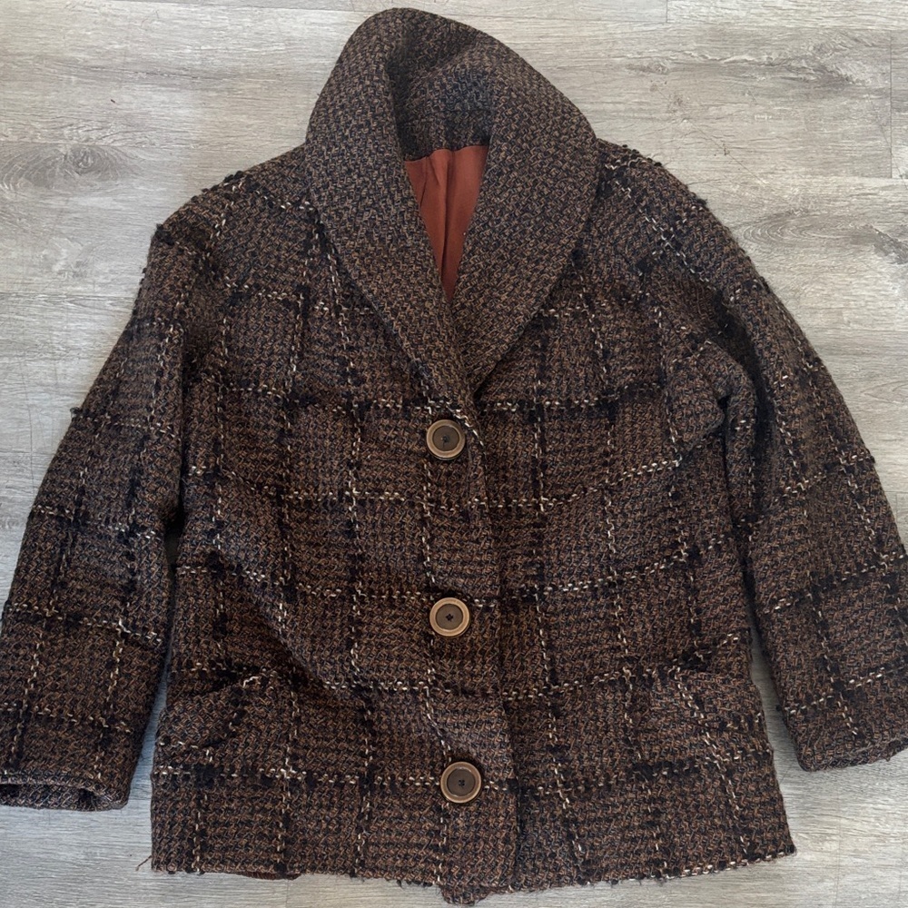 Vintage Spandon of Holland Wool Blend Blazer Jacket – Women’s Medium (Estimated)